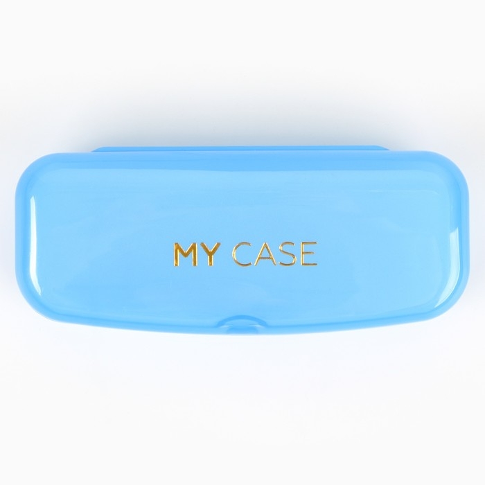 Футляр для очков My case, голубой, 15,5 х 5,2 х 3,5 см Футляр для очков My case, голубой, 15,5 х 5,2 х 3,5 см