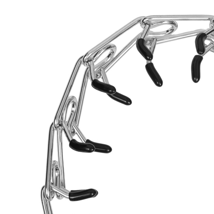 Ошейник - полуудавка строгий с защитными колпачками, 3 мм х 50 см Ошейник - полуудавка строгий с защитными колпачками, 3 мм х 50 см