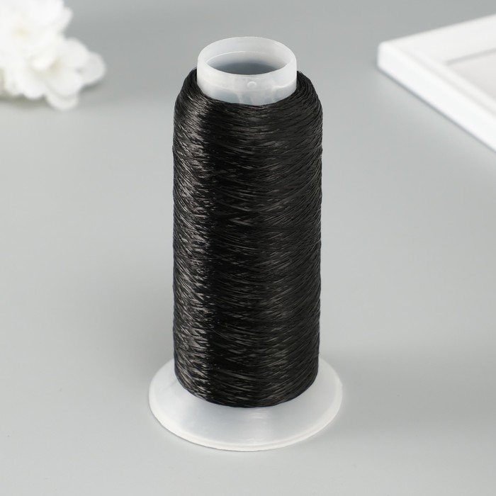 Мононить для творчества d 0.13 мм, 7000 м, цв. черный Мононить для творчества d 0.13 мм, 7000 м, цв. черный