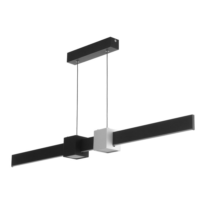 Светильник с ПДУ "Наоми" LED 18Вт 3000-6000К бело-черный 100х100 см