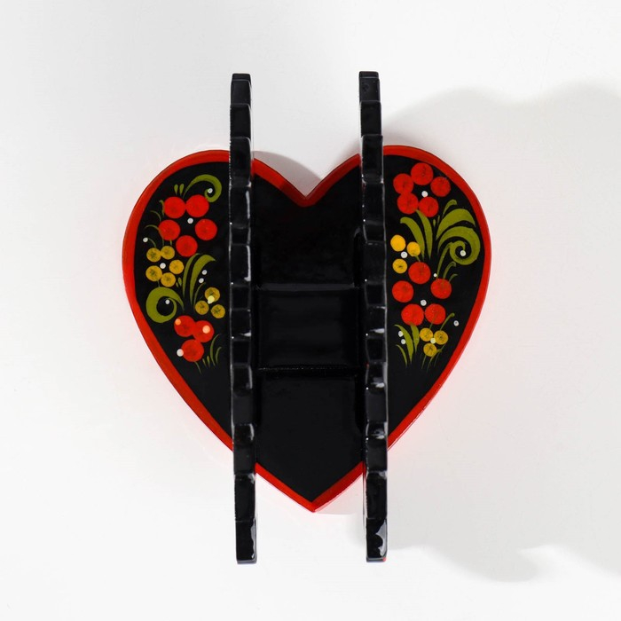 Салфетница «Ежик», 13х10 см, хохлома Салфетница «Ежик», 13х10 см, хохлома