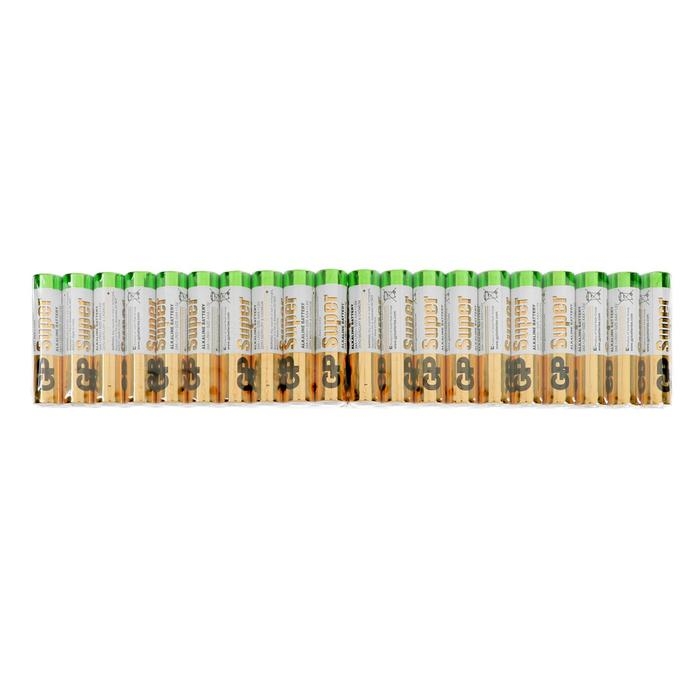Батарейка алкалиновая GP Super, ААA, LR03-80BOX, 1.5В, набор, 80 шт. Батарейка алкалиновая GP Super, ААA, LR03-80BOX, 1.5В, набор, 80 шт.