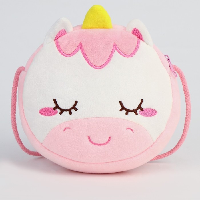 Сумка плюшевая «Единорог»