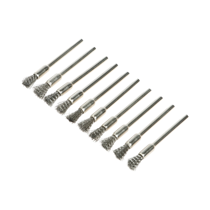 Щетка металлическая, 5 см, нержавеющая сталь, набор 10 шт Щетка металлическая, 5 см, нержавеющая сталь, набор 10 шт