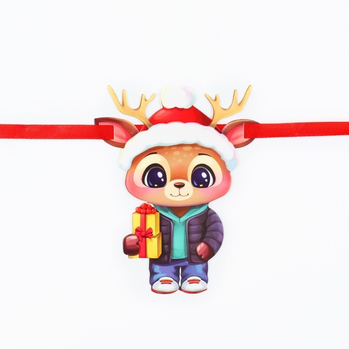 Гирлянда на ленте «Новогодняя», на Новый год, персонажи Гирлянда на ленте «Новогодняя», на Новый год, персонажи