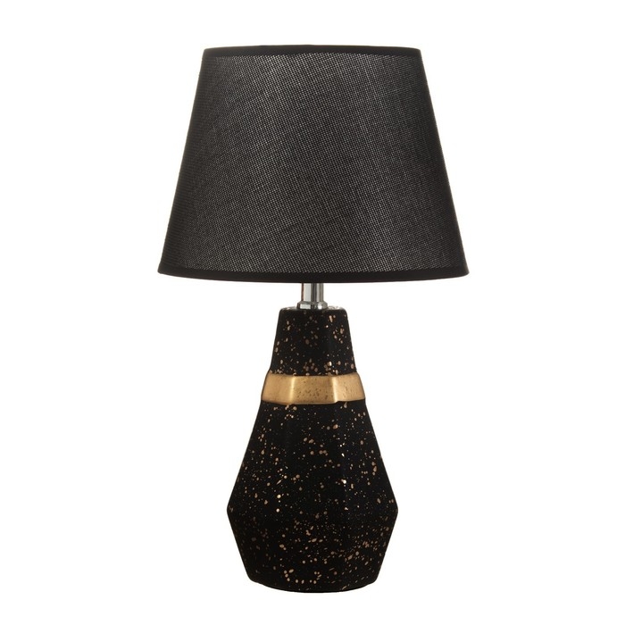 Настольная лампа Настольная лампа "Айседора" E14 40Вт черный-золото 23х23х40 см RISALUX
