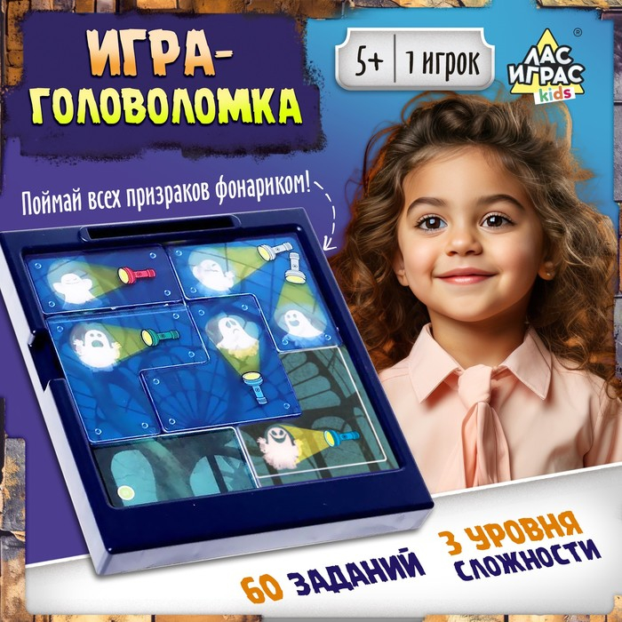 Логическая игра «Как приручить привидение», 1 игрок, 5+ Логическая игра «Как приручить привидение», 1 игрок, 5+