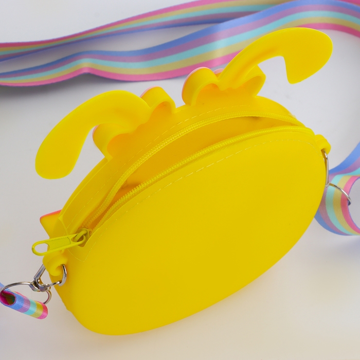 Сумка детская на молнии «Выбражулька», цвет жёлтый