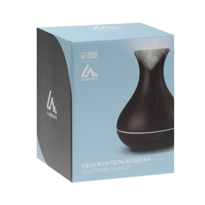Увлажнитель воздуха Luazon HM-8, ультразвуковой, 300 мл, 4 режима, подсветка, USB Увлажнитель воздуха Luazon HM-8, ультразвуковой, 300 мл, 4 режима, подсветка, USB