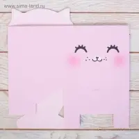 Коробка для мини букетов &laquo;Котик&raquo;, 12&times;20&times;10 см