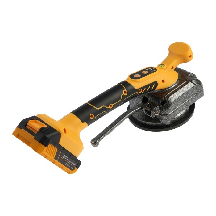 Виброприсоска аккумуляторная для укладки плитки DEKO DKTT20, 20 В, 2x2 Ач, в кейсе Виброприсоска аккумуляторная для укладки плитки DEKO DKTT20, 20 В, 2x2 Ач, в кейсе