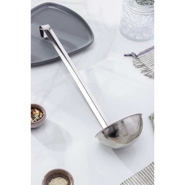 Ложка разливательная-чумичка «Поварская», 250 мл Ложка разливательная-чумичка «Поварская», 250 мл