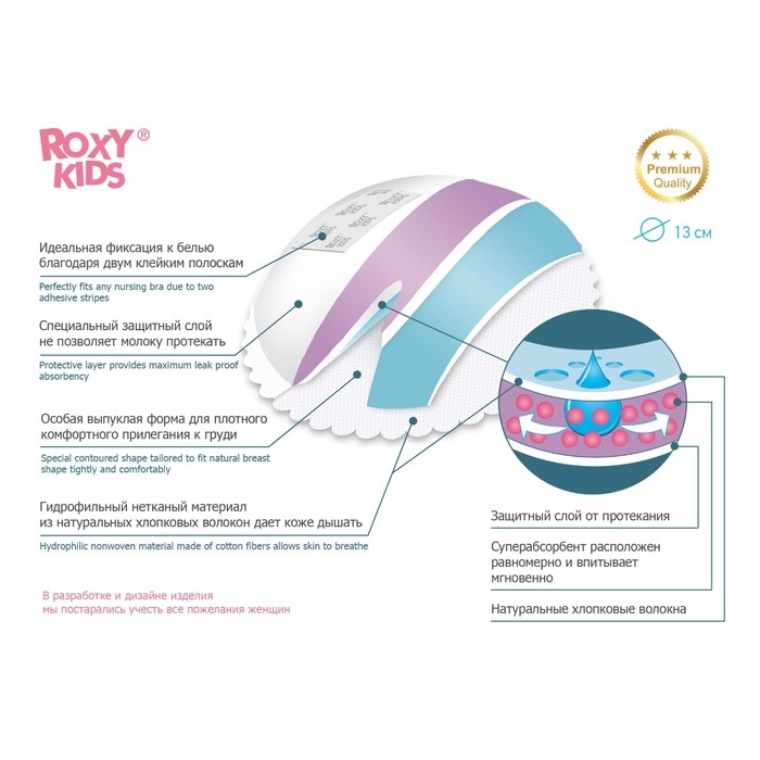 Ультратонкие лактационные прокладки для груди HOME&TRAVEL, набор 60 шт. Ультратонкие лактационные прокладки для груди HOME&TRAVEL, набор 60 шт.