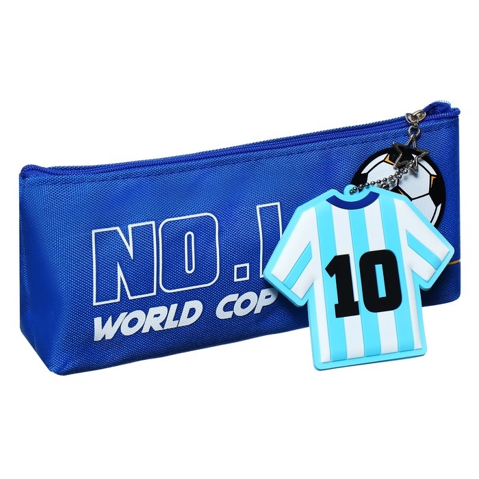 Пенал школьный на молнии Пенал школьный на молнии "Футбол", микс