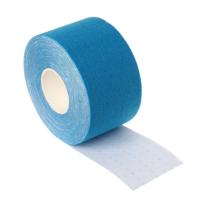 Кинезио - тейп, 3,8 см × 5 м, цвет синий Кинезио - тейп, 3,8 см × 5 м, цвет синий