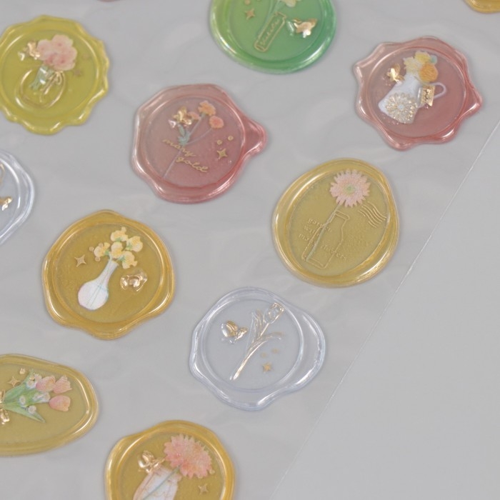 Наклейки для творчества пластик Наклейки для творчества пластик "Тёплые богатства" 9,3х20,4 см