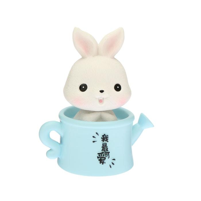 Зайчик на панель авто, качающая головой, С6 Зайчик на панель авто, качающая головой, С6