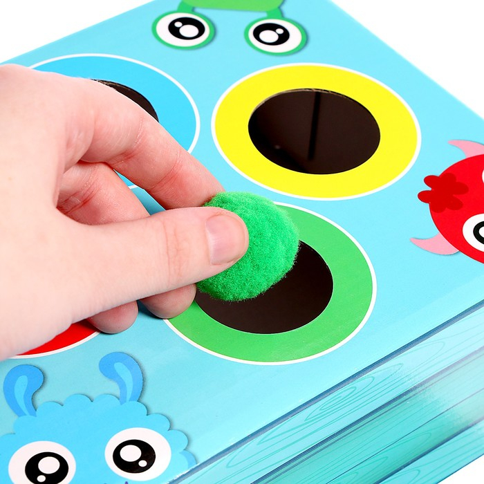 Развивающий сортер «Цветные бомбошки» Развивающий сортер «Цветные бомбошки»