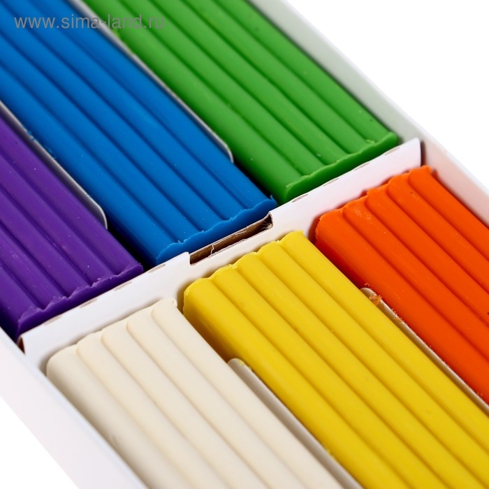 Пластилин 9 цветов 180 г Пластилин 9 цветов 180 г "Школа творчества"