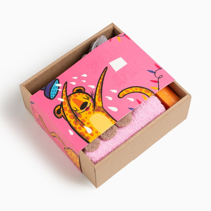 Подарочный набор Этель  Подарочный набор Этель "Звезда в душе" полотенце 30х60 см и банные аксессуары