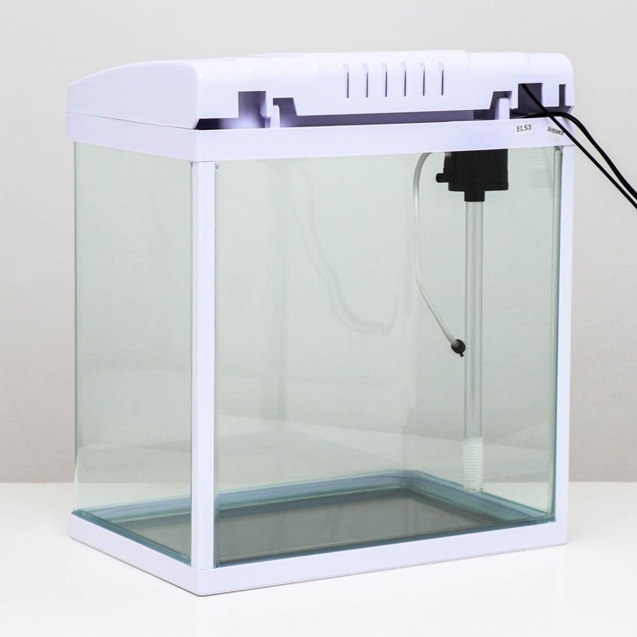 Аквариум SeaStar LS-380F в комплекте: LED-лампа, фильт, 30 л, белый Аквариум SeaStar LS-380F в комплекте: LED-лампа, фильт, 30 л, белый