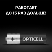 Батарейка алкалиновая OPTICELL, AA, LR6-12BL, 1.5В, блистер, 12 шт