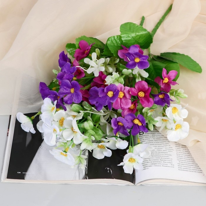 Букет Букет "Фиалка Ида" 3х33 см, микс