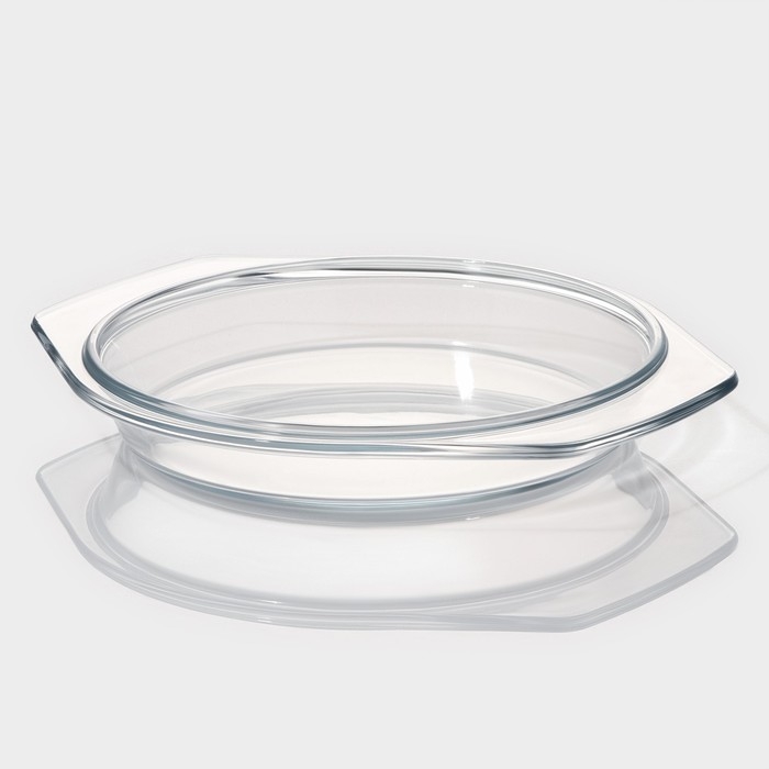 Кастрюля с крышкой из жаропрочного стекла для запекания Доляна «Фуэго», 650 мл, 18×16×5 см Кастрюля с крышкой из жаропрочного стекла для запекания Доляна «Фуэго», 650 мл, 18×16×5 см