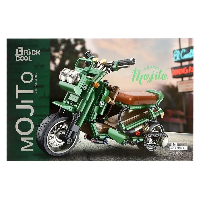 Конструктор Техно &laquo;Мопед&raquo;, 450 деталей