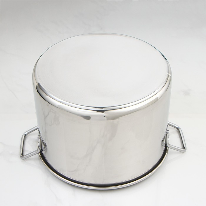 Кастрюля «Общепит», 20 л, d=35 см, h=24 см, капсульное дно, индукция Кастрюля «Общепит», 20 л, d=35 см, h=24 см, капсульное дно, индукция