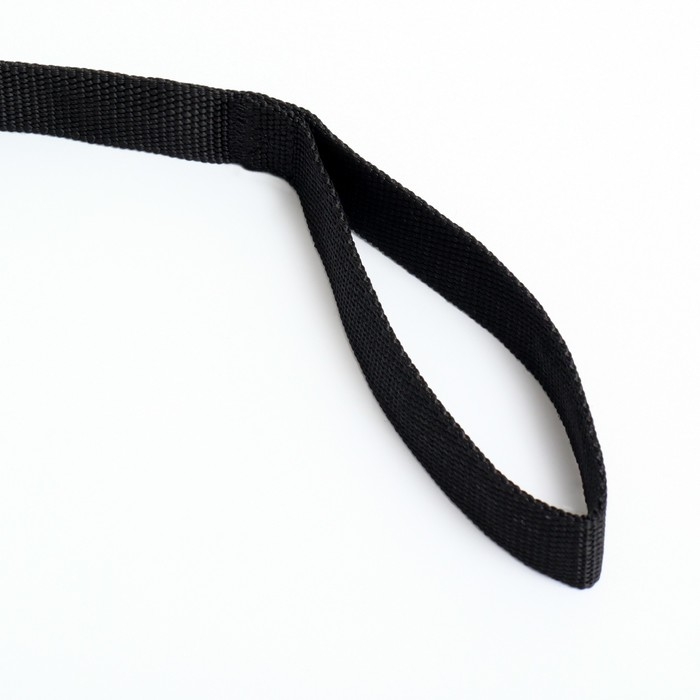 Поводок 1,2 м х 2,5 см, чёрный Поводок 1,2 м х 2,5 см, чёрный