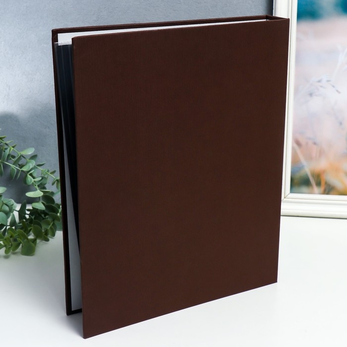 Фотоальбом на кольцах 30 листов+30 файлов Фотоальбом на кольцах 30 листов+30 файлов "Сладости" чёрные листы 31,4х25,8х5 см