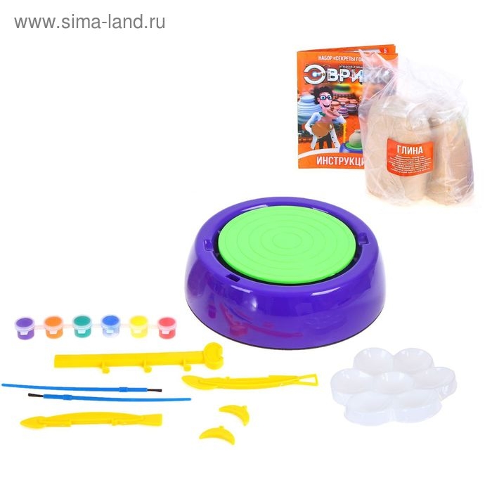 Набор «Секреты гончара: мини гончарная мастерская», в пакете Набор «Секреты гончара: мини гончарная мастерская», в пакете