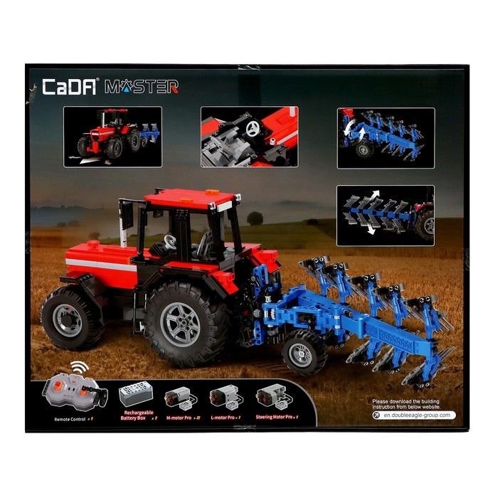 Конструктор &laquo;Техно. Фермерский трактор с косилкой&raquo;, радиоуправляемый, 1675 деталей