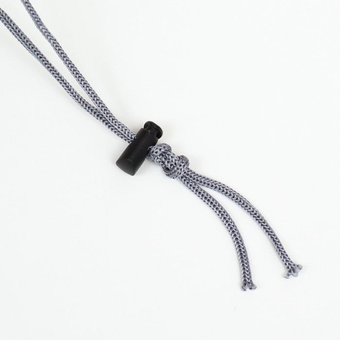 Сумка-переноска  Сумка-переноска "Слинг" с креплением для ошейника, 45 х 11 х 24 см, бело-серая