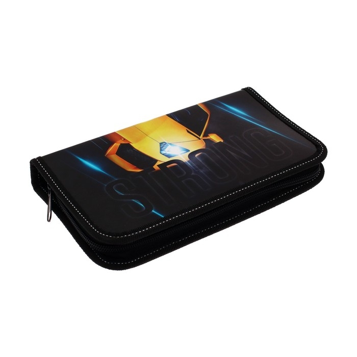 Пенал 1 секция 115 х 205 х 30 мм, Calligrata "Тачка", ламинированный картон