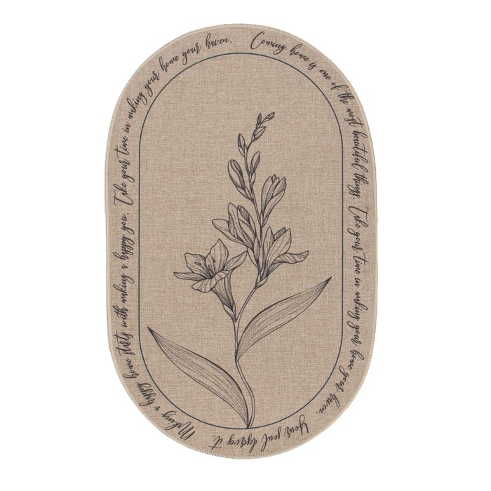 Набор ковриков для ванной Этель Набор ковриков для ванной Этель "Beautiful" 2 шт, 48х78 см, 40х45 см