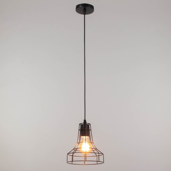 Подвес BayerLux  Подвес BayerLux "Кубок" 1х60Вт Е27 черный 18х18х21см