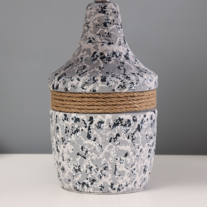 Настольная лампа Настольная лампа" Янита" Е14 40Вт серый 25х25х40см