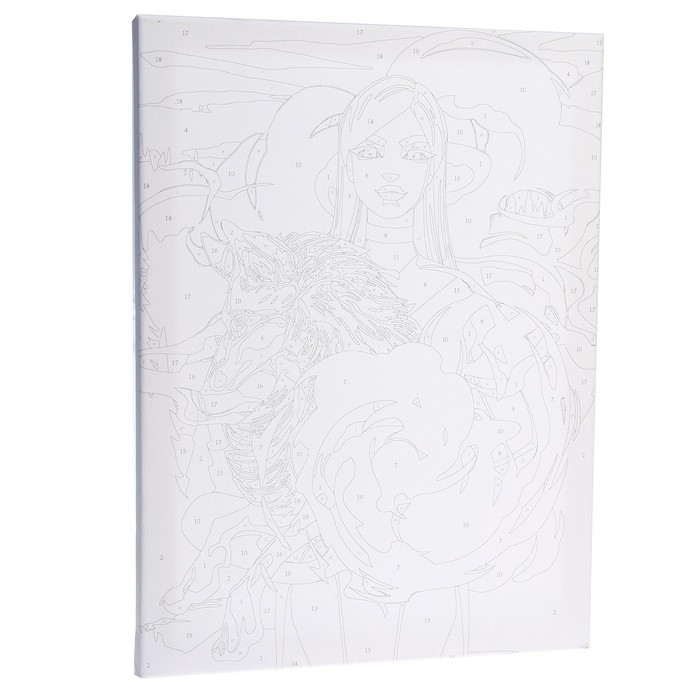 Картина по номерам на холсте с подрамником «Лиса», 30х40 см Картина по номерам на холсте с подрамником «Лиса», 30х40 см