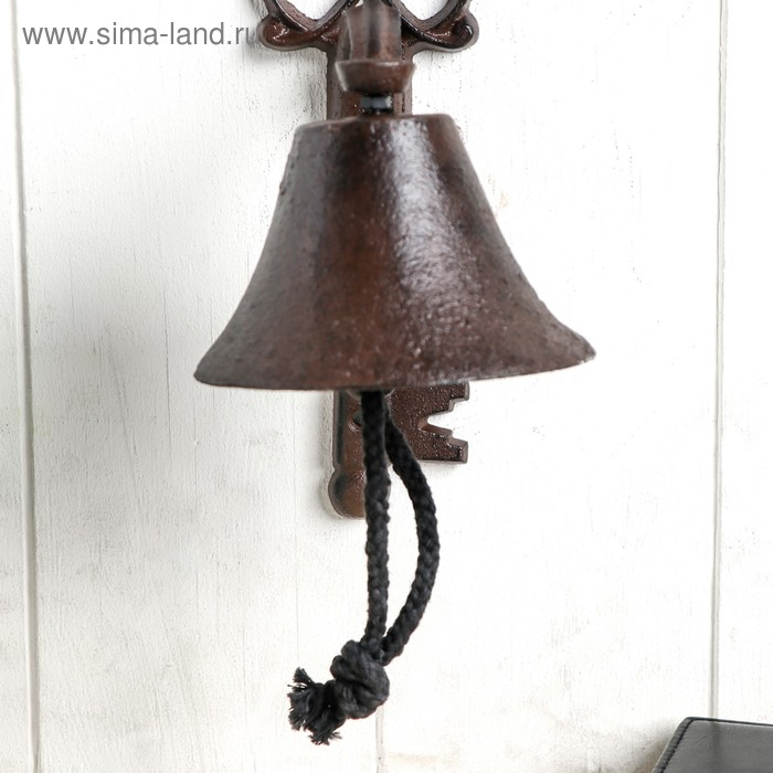 Колокол сувенирный металл  Колокол сувенирный металл "Ключ" 21,5х13,5х10 см