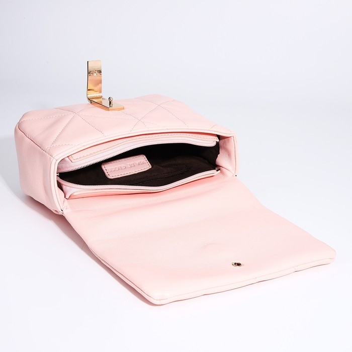 Сумка-мессенджер на магнитах, цвет розовый Сумка-мессенджер на магнитах, цвет розовый