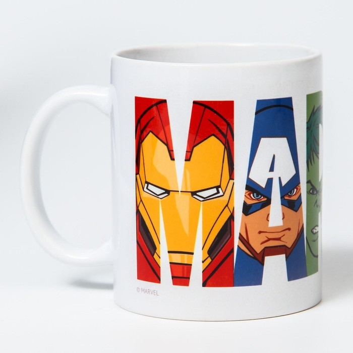 Кружка сублимация, 350 мл Кружка сублимация, 350 мл "Марвел", Мстители