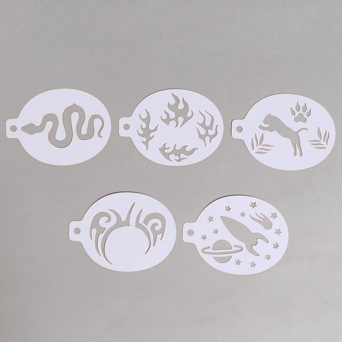 Трафареты для грима Трафареты для грима "Мальчики" 15 листов, многоразовые