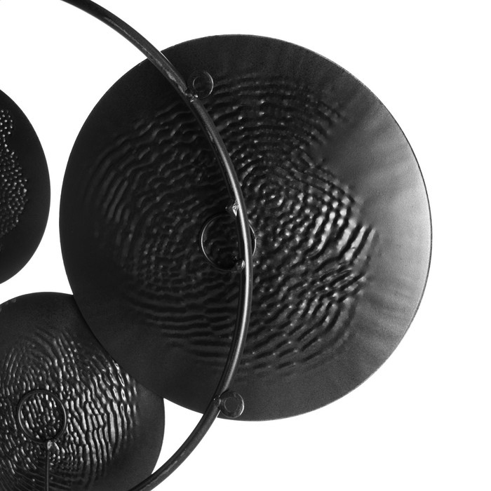 Декор настенный металл  Декор настенный металл "Чёрное золото" 134х65,4х7,6 см