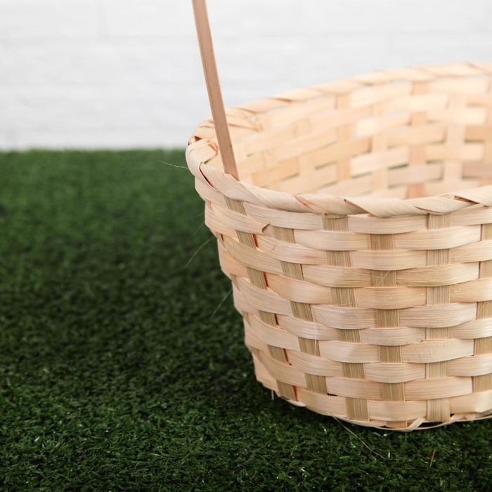 Корзина плетёная, бамбук, натуральный цвет Корзина плетёная, бамбук, натуральный цвет