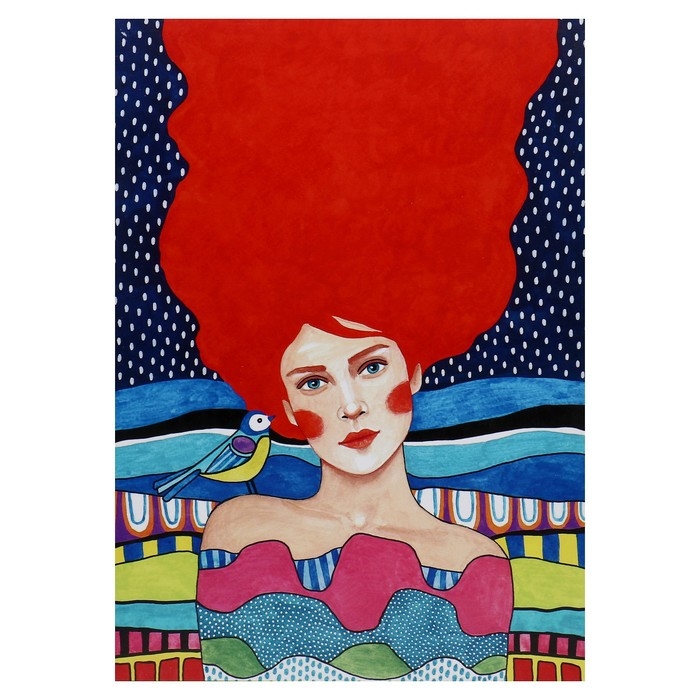 Картина-холст на подрамнике Картина-холст на подрамнике "День" 50х70 см