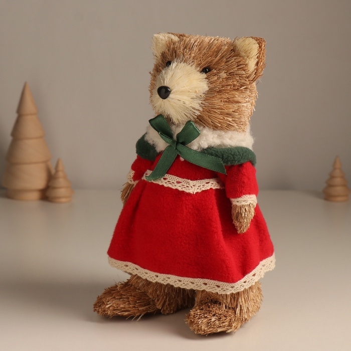 Декор Декор "Мишутка в платье" 10х10х21 см