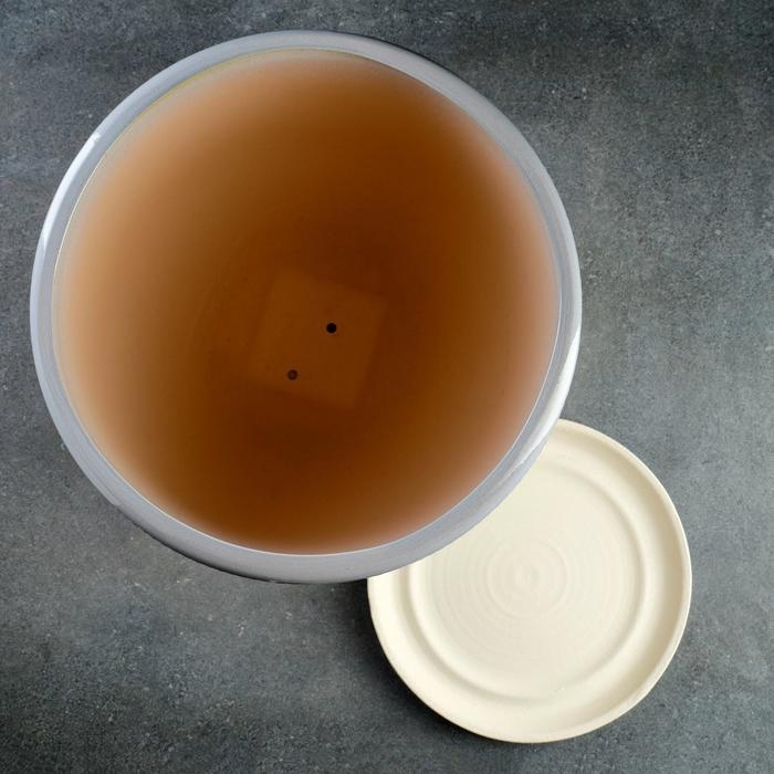 Горшок цветочный Горшок цветочный "Ирис 1" полосатый 15л