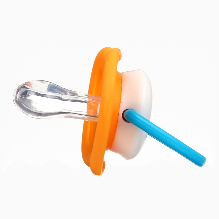 Набор: Соска - пустышка с держателем «Черепаха», анатомическая +6 мес, цвет желтый Набор: Соска - пустышка с держателем «Черепаха», анатомическая +6 мес, цвет желтый